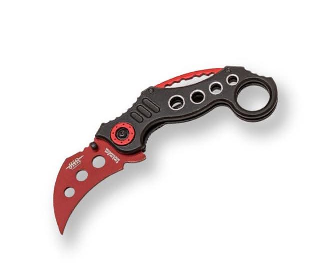 JKR 0709 Couteau karambit d'entraînement à ouverture assistée - Coutellerie Marcin