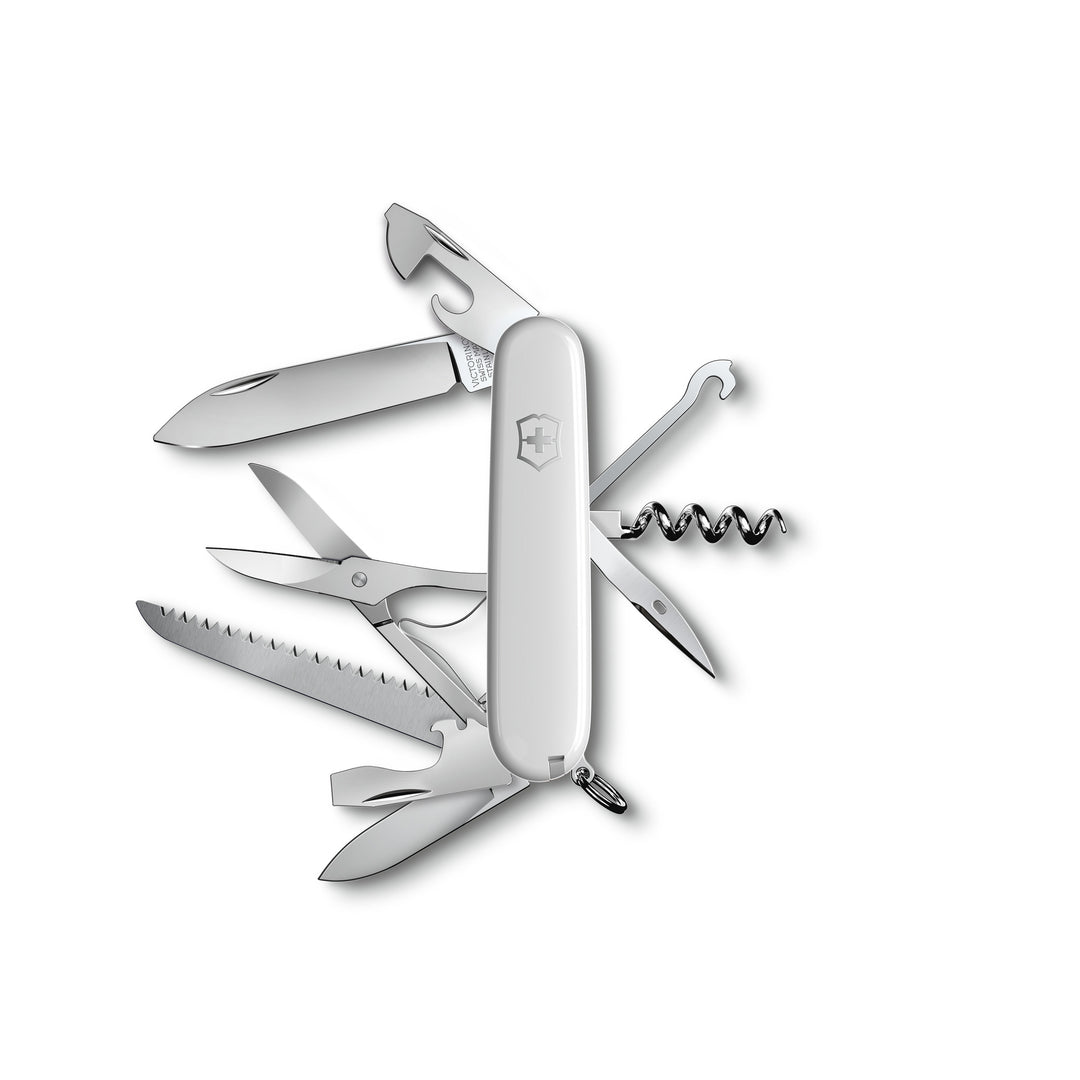 Victorinox 1.3713.7 Huntsman Blanc 15 fonctions - Coutellerie Marcin