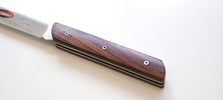 L'Âme d'Emma Par le Fidèle - Couteau de poche pliant - Manche cocobolo - Coutellerie Marcin
