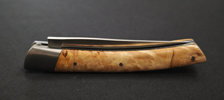 Le Thiers Par le Fidèle T11BL11 Couteau pliant - manche bois de bouleau