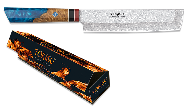 Tokisu Staypak Nakiri Damas - Coutellerie Marcin