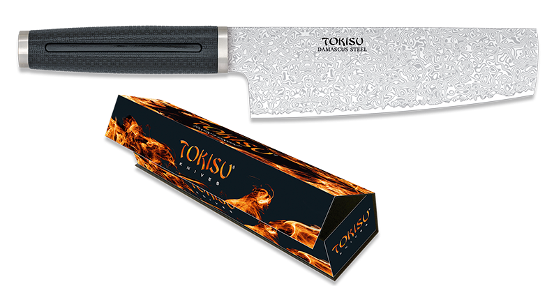 Tokisu Nakiri Damas - Coutellerie Marcin