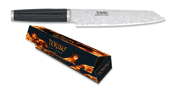 Tokisu Kiritsuke Damas - Coutellerie Marcin