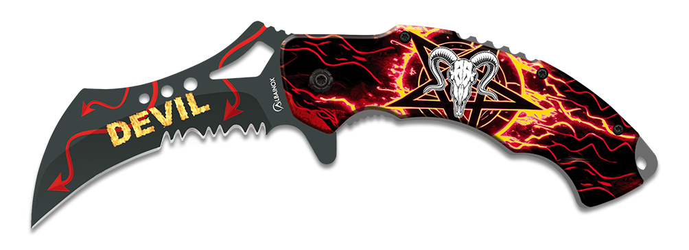 Albainox Karambit 3D Devil - Coutellerie Marcin