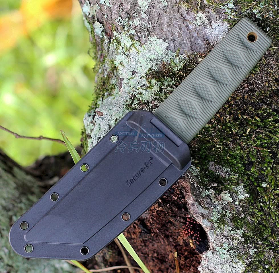 Cold Steel Kyoto II Tanto Noir et vert - Coutellerie Marcin