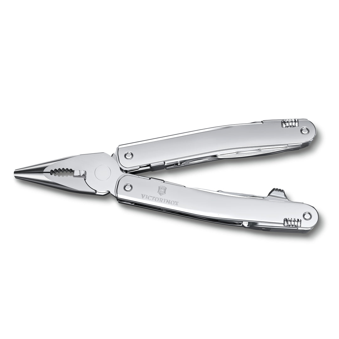 Victorinox 3.0224.MN  Swiss Tool Spirit MX, Argent, Dans Un Étui-Ceinture En Nylon