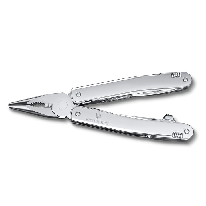 Victorinox 3.0224.MN  Swiss Tool Spirit MX, Argent, Dans Un Étui-Ceinture En Nylon