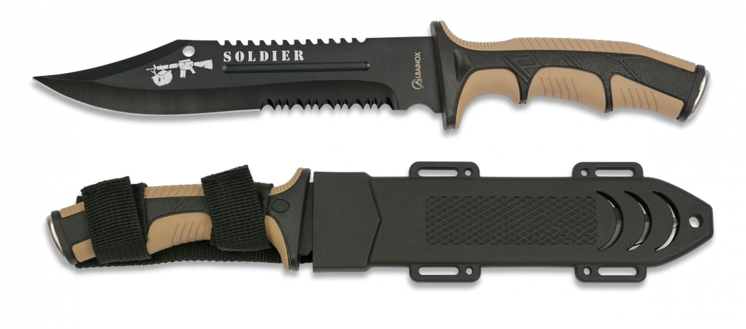Albainox Soldier Coyote - Coutellerie Marcin
