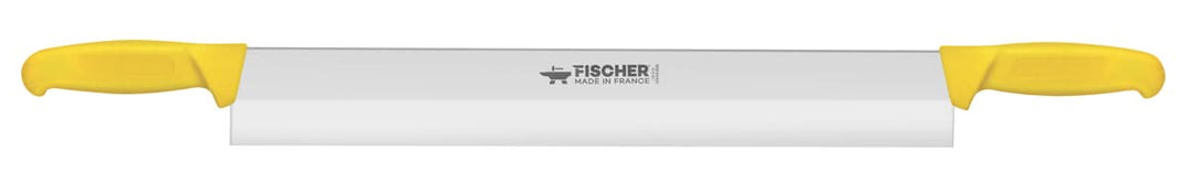Fischer Couteau à fromage 2 poignées jaunes 50 cm - Coutellerie Marcin