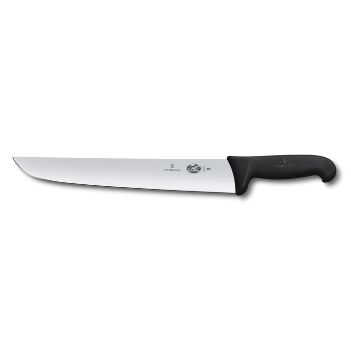 Victorinox 5.5203.23 Couteau Boucher, Fibrox Noir - Coutellerie Marcin