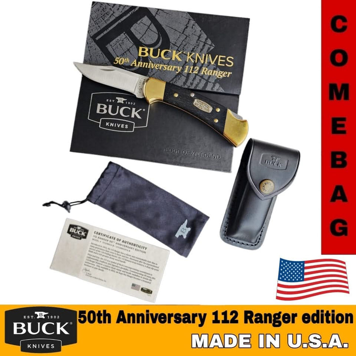 Buck 112BRS3 112 Ranger Edition anniversaire - Coutellerie Marcin