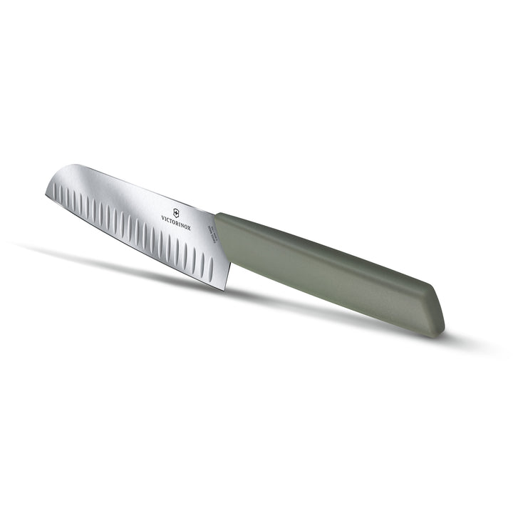 Victorinox 6.9056.17K6B Couteau Santoku lame de 17 cm alvéolée