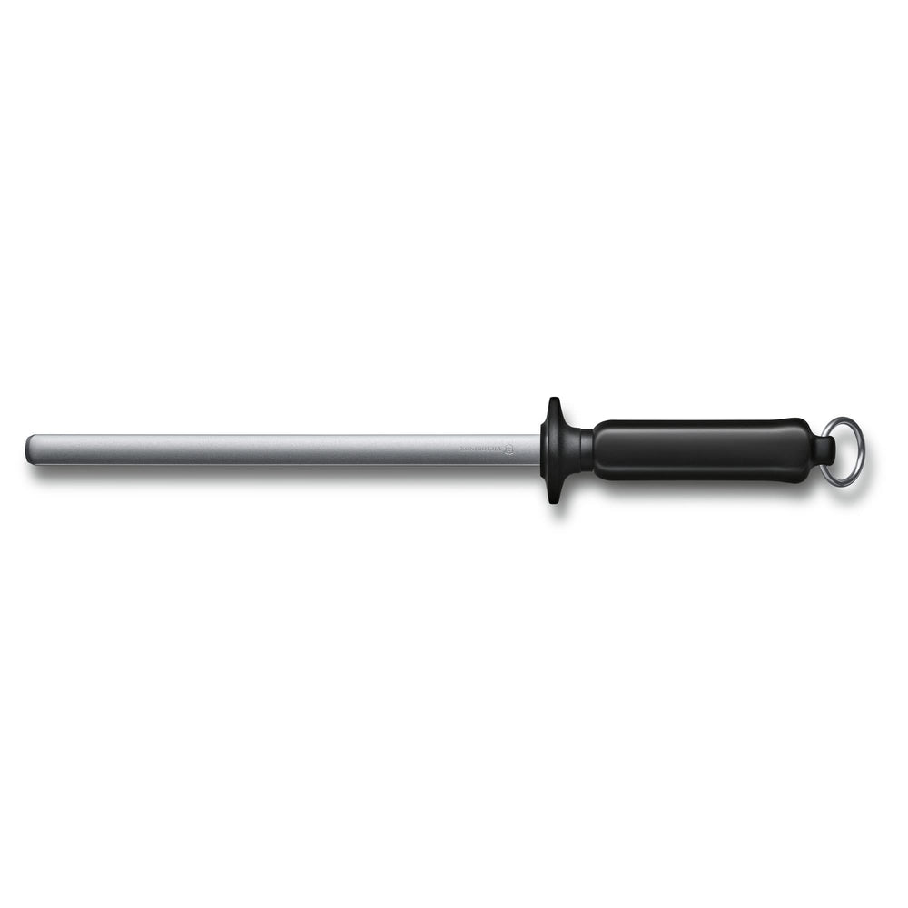 Victorinox 7.8313 fusil de cuisine Diamant, 23 cm, noir - Coutellerie Marcin