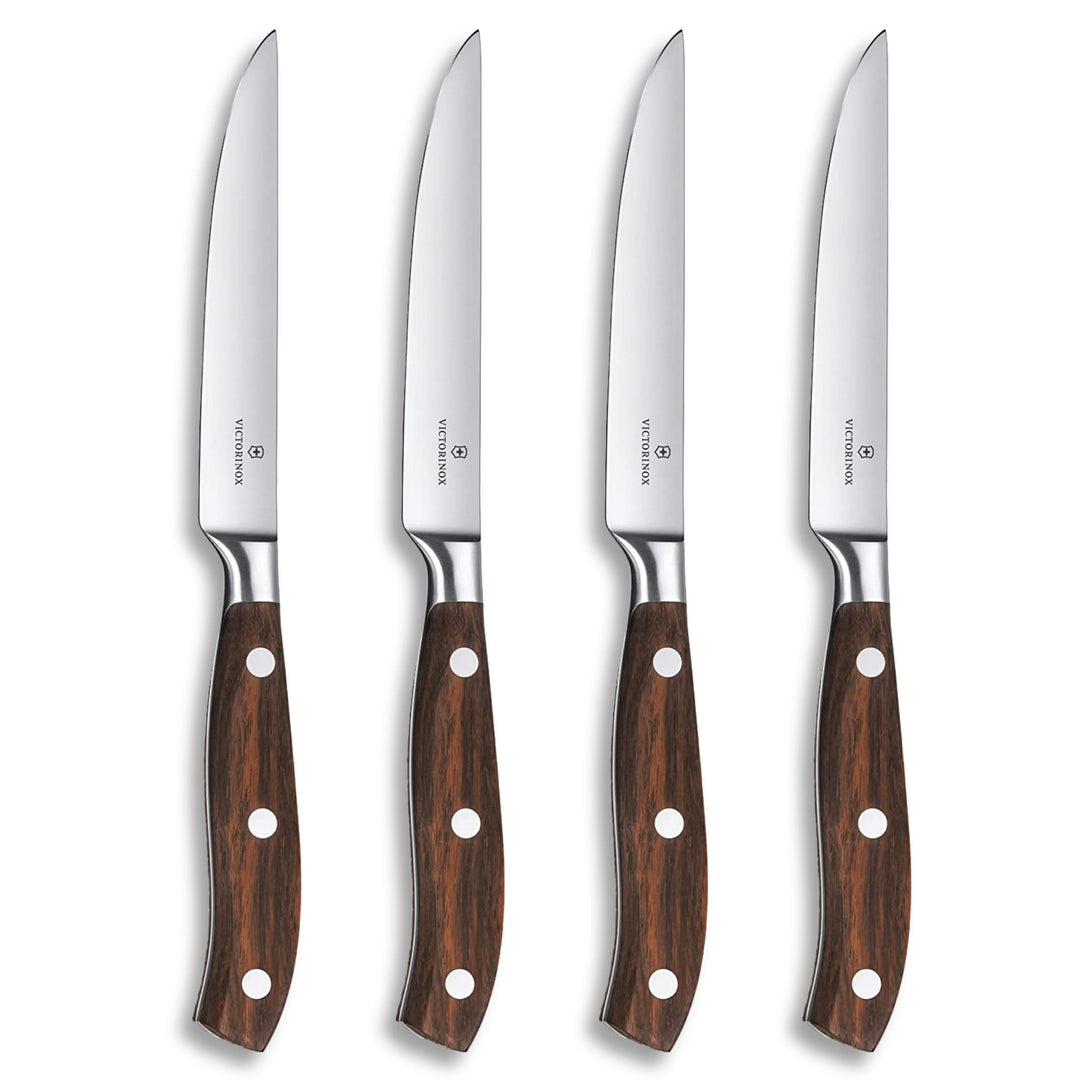 Victorinox 7.7240.4 Grand Maître Set couteaux à steak 12cm 4 pieces - Coutellerie Marcin