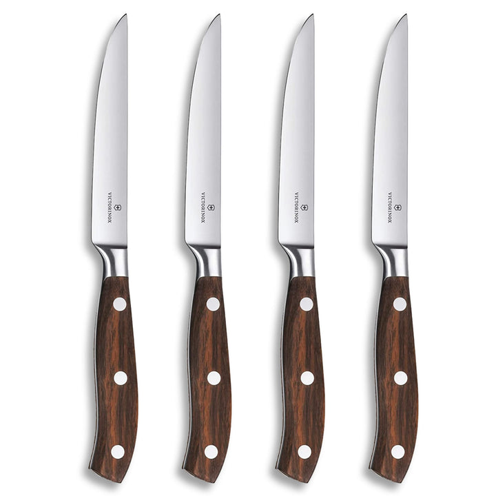 Victorinox 7.7240.4 Grand Maître Set couteaux à steak 12cm 4 pieces - Coutellerie Marcin