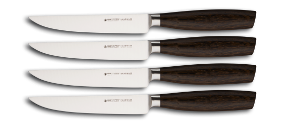 Felix Smoked Oak Couteau à steak - Coutellerie Marcin