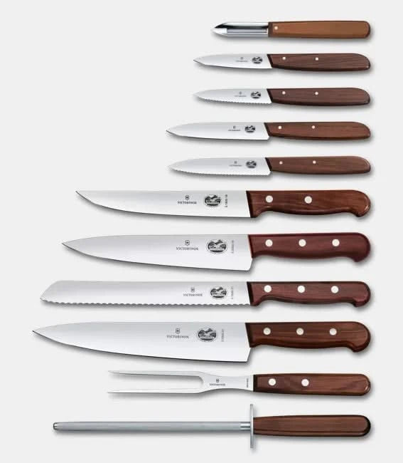 Victorinox 5.1150.11 Wood, bloc porte-couteaux, 12 pièces, bois d’érable modifié - Coutellerie Marcin