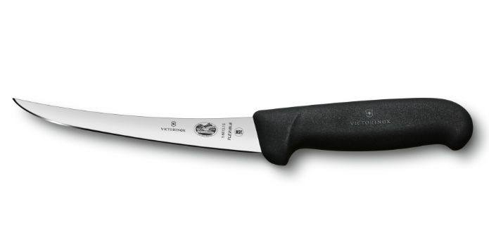 Victorinox 5.6603.12 couteau désosser, Fibrox noir - Coutellerie Marcin