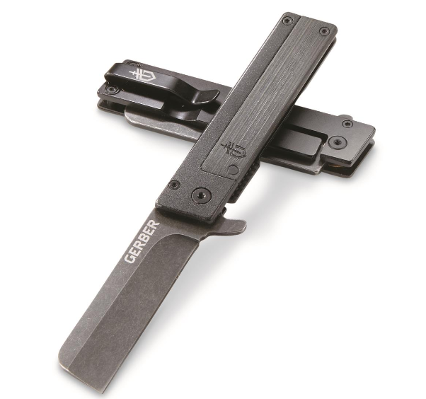 Gerber Quadrant Black Bamboo - Coutellerie Marcin