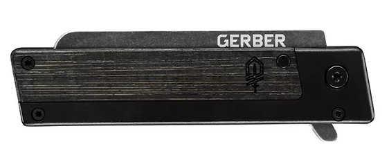 Gerber Quadrant Black Bamboo - Coutellerie Marcin