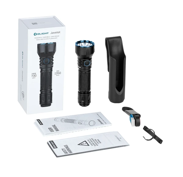 Olight Javelot Lampe torche puissante militaire 1350 Lumens - Coutellerie Marcin