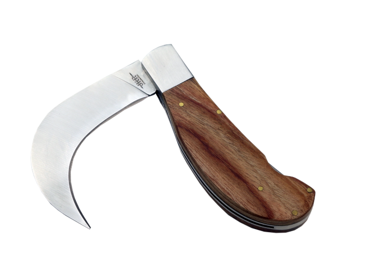 JKR JKR0716 Couteau pliant Serpette acier inoxydable - Coutellerie Marcin