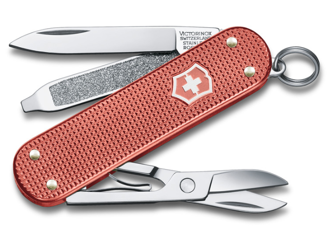 Victorinox 0.6221.L25 Classic SD, 58 mm, Alox Limited Edition 2025, Stone Red - Coutellerie Marcin