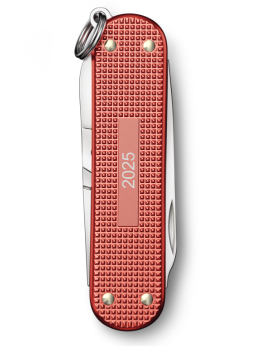 Victorinox 0.6221.L25 Classic SD, 58 mm, Alox Limited Edition 2025, Stone Red - Coutellerie Marcin