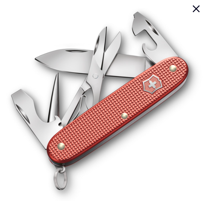 Victorinox 0.8231.L25 Pioneer X, 93 mm, Alox Limited Edition 2025, Stone Red - Coutellerie Marcin
