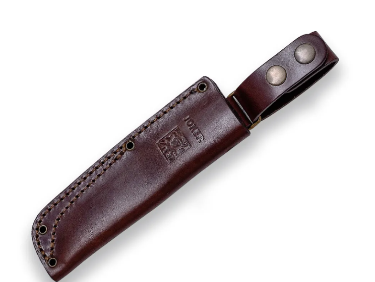 Joker Couteau CM114 Micarta Canvas Brown - Coutellerie Marcin