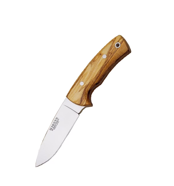 Joker CO-25 Couteau de survie à lame fixe - Bois Olivier - Coutellerie Marcin