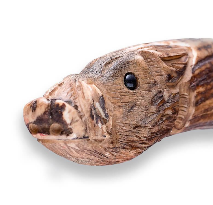 Joker CTJ101 Couteau de chasse et collection Bowie manche en bois de cerf sculpté - Coutellerie Marcin