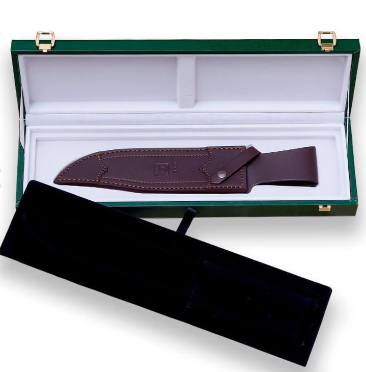 Joker CTJ101 Couteau de chasse et collection Bowie manche en bois de cerf sculpté - Coutellerie Marcin