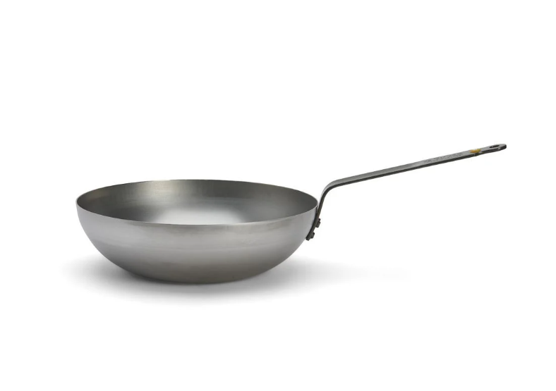 De Buyer 5617.24 Wok bombé en acier - Coutellerie Marcin
