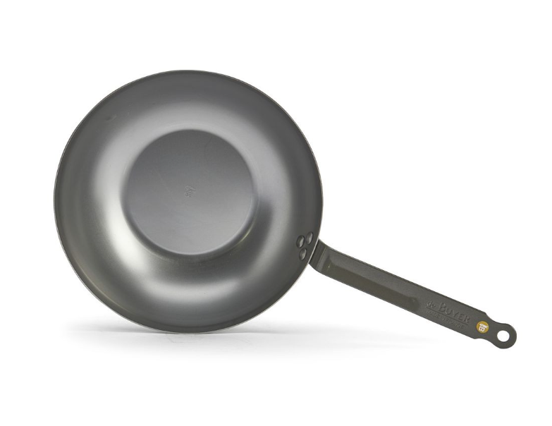 De Buyer 5617.24 Wok bombé en acier - Coutellerie Marcin