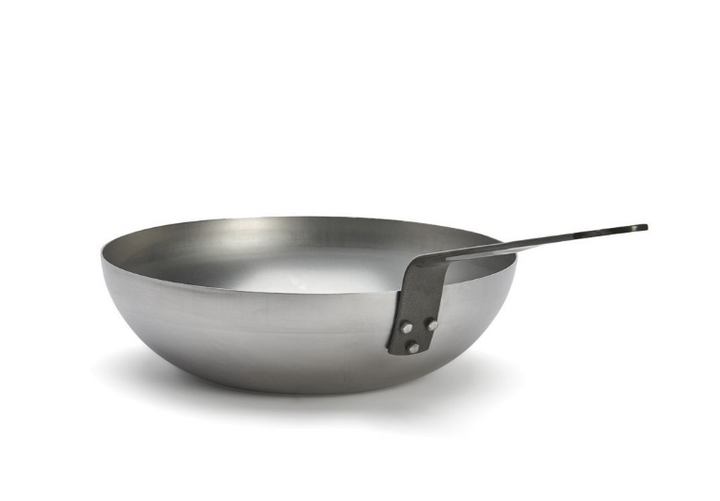 De Buyer 5617.24 Wok bombé en acier - Coutellerie Marcin