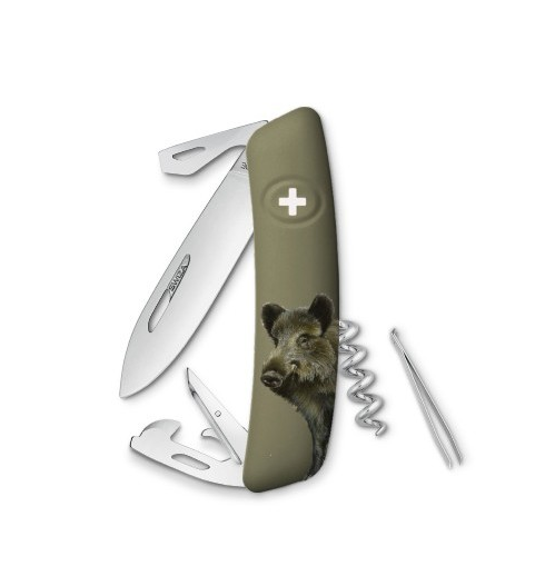 SWIZA D03 Couteau multifonctions - Sanglier - Coutellerie Marcin