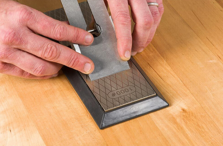 Rider 951777 - Pierre diamant double face - 65 x 200 mm - Grain 400/1000 - Coutellerie Marcin