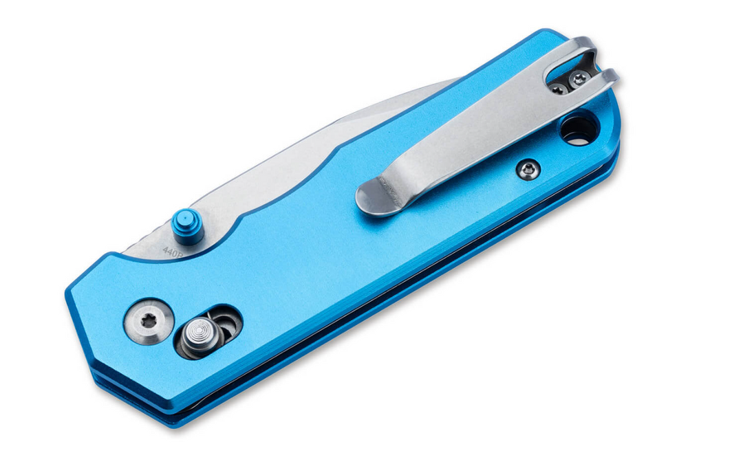 Böker Magnum 01SC711 Couteau de poche pliant Blue Elox, Rockstub - Coutellerie Marcin