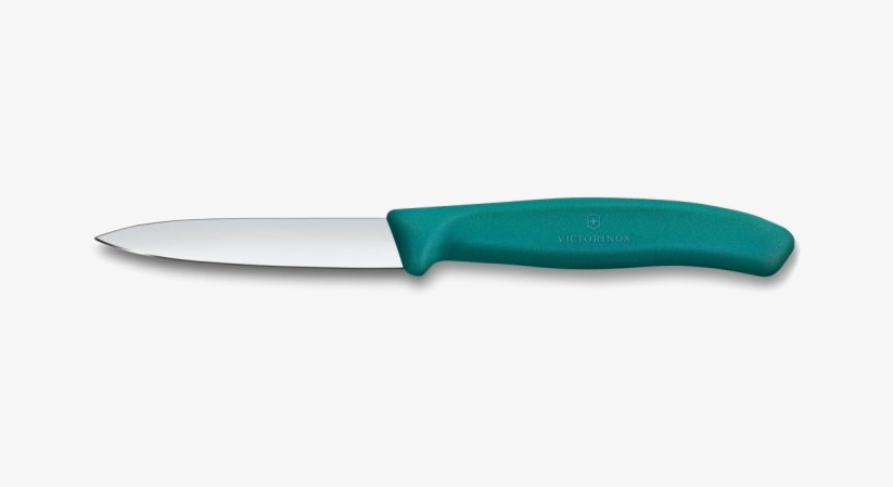 Couteau d’Office Victorinox 6.7604.C1 – Lame 8 cm - couleur bleu/vert