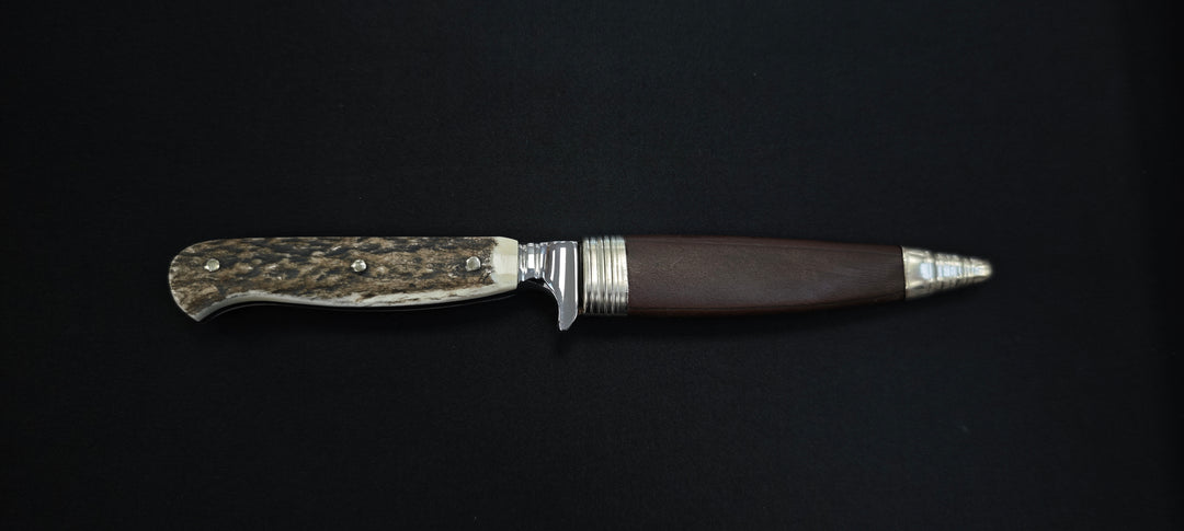 Couteau de Chasse Puma Bock Solingen - Réf. 339711 | Lame Acier Inox & Manche Bois de Cerf