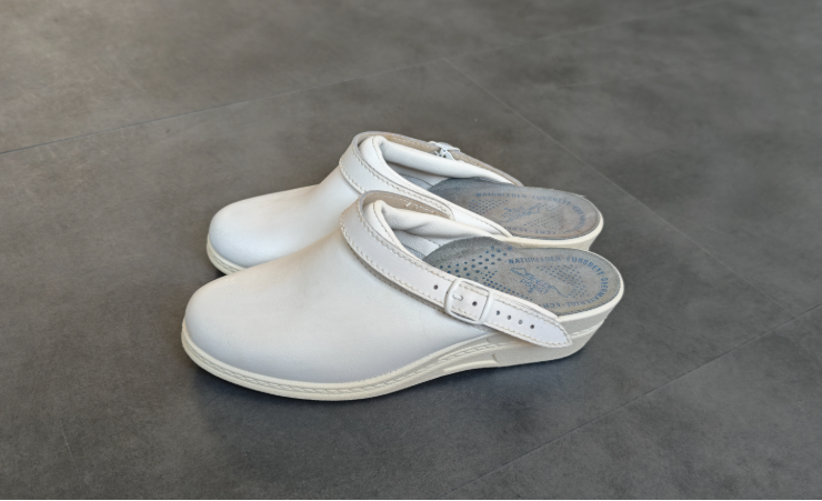 Abeba Sabot de travail 7002 - Taille 42 - Couleur blanc Coutellerie Marcin Et fils SRL