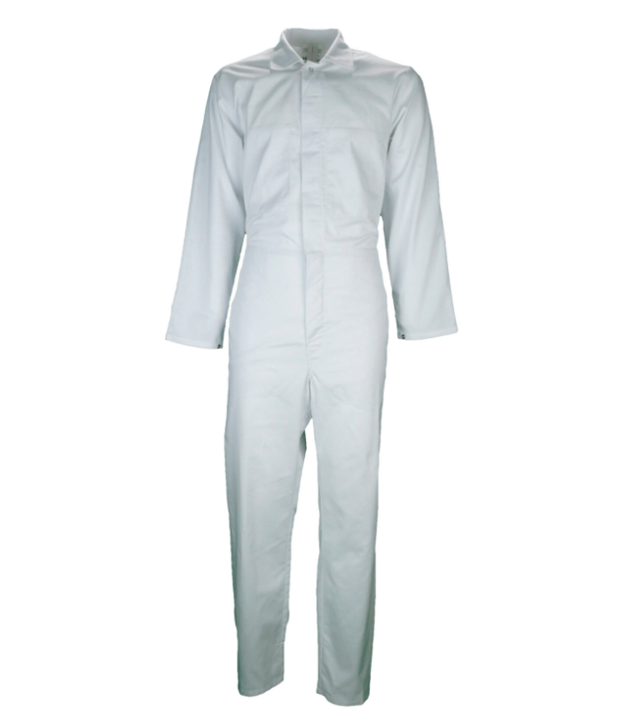 FPS 787 Salopette alimentaire - Taille XXL - Couleur blanche avec manche - Liquidation Coutellerie Marcin Et Fils SRL