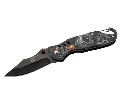 Herbertz 594310  Couteau pliant Motif Ours  Coutellerie Marcin Et fils SRL