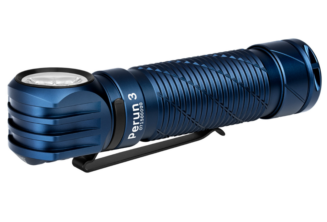 Olight OL PERUN 3-MB Lampe de poche Bleu Nuit Coutellerie Marcin Et fils SRL