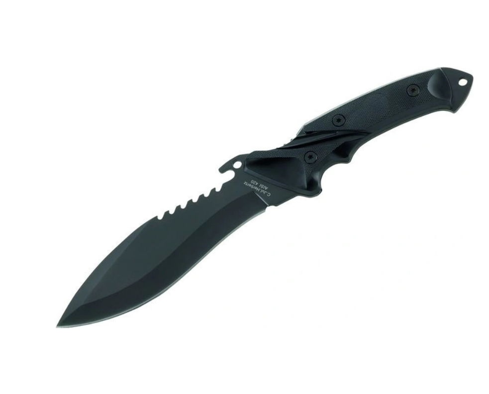 Herbertz 104415 - Couteau de Survie - Lame Fixe Full Tang 12 cm Coutellerie Marcin & Fils SRL