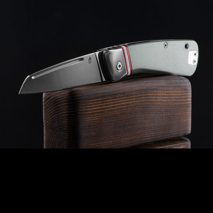 Gerber Straightlace Vert couteau de poche Slipjoint - Coutellerie Marcin