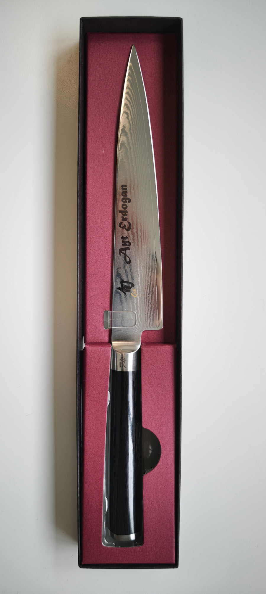 Kai DM-0701 Shun Classic Couteau Universel Japonais lame Damas de 15 cm - Édition limitée avec signature du chef Ayt Erdogan - Coutellerie Marcin
