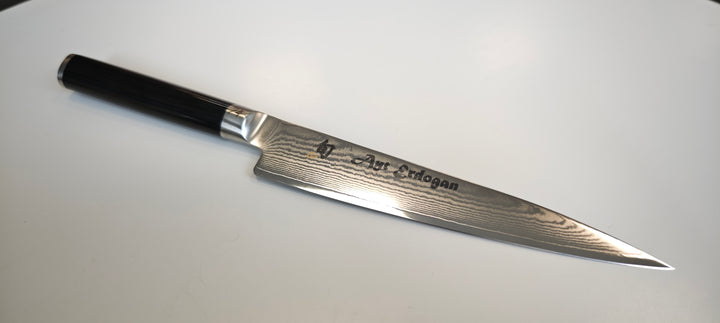 Kai DM-0701 Shun Classic Couteau Universel Japonais lame Damas de 15 cm - Édition limitée avec signature du chef Ayt Erdogan - Coutellerie Marcin