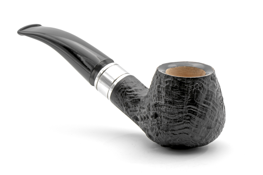 Rattray's Pipe Monarch Sandblast Black 177 - Coutellerie Marcin